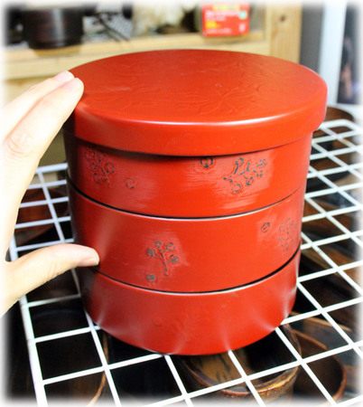南天のめんぱ三段重箱1