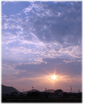 夕暮れ